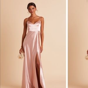 Jay Dress Satin Birdy Grey Rose Gold bridesmaid